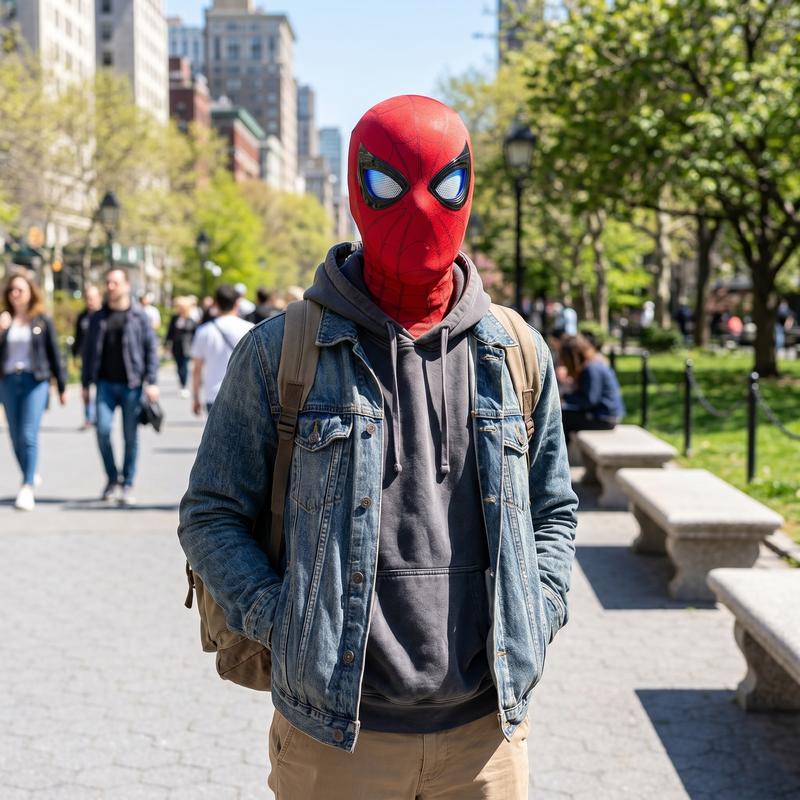 LED Spidey Mask