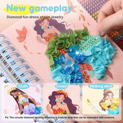 4-in-1 Princess Diamond Art Kit
