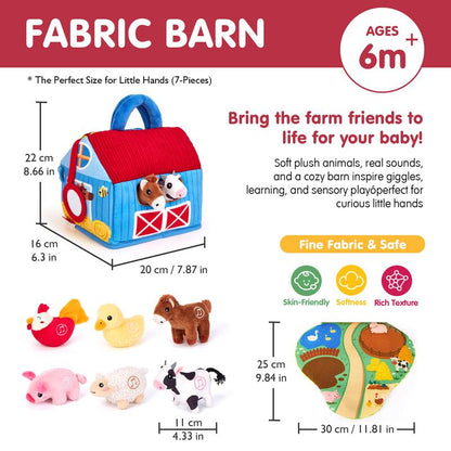 Hahaland Surprise Barn Farm Animal Toy