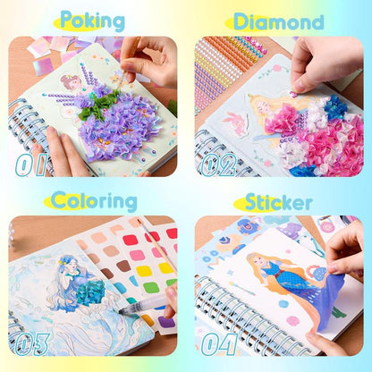 4-in-1 Princess Diamond Art Kit