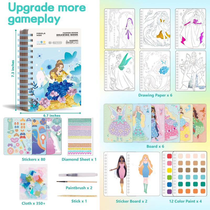 4-in-1 Princess Diamond Art Kit